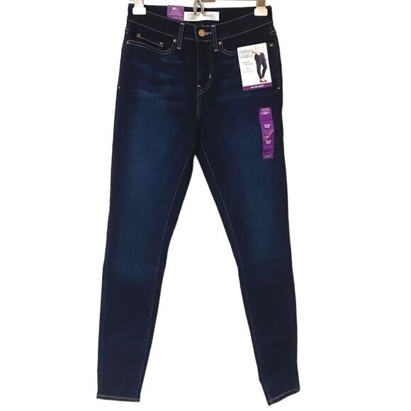 Levi Strauss Gold Signature Women’s Simply Stretch Mid Rise Skinny Jeans Sz 4 - Picture 2 of 16